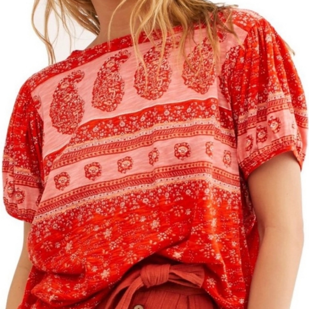 Free People Boho Top - As Seen On ERIN NAPIER From Home Town Tv Show